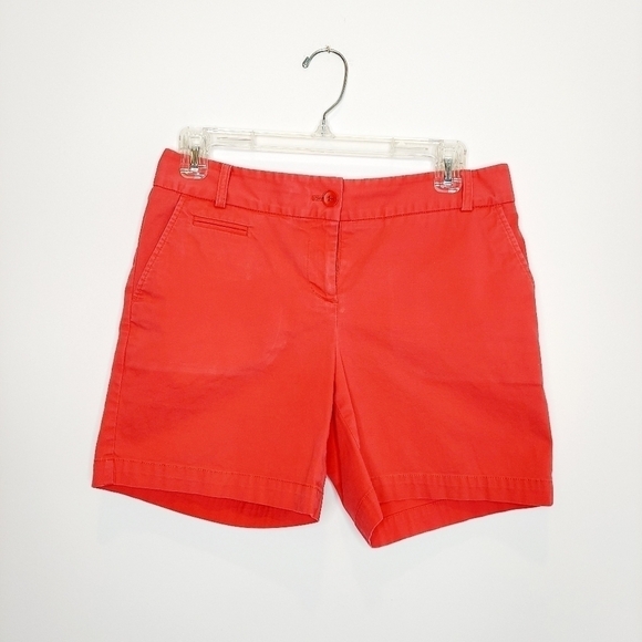 Talbots Pink Salmon Chino Golf Shorts Size 4 P - Picture 7 of 8